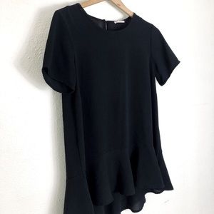 Pelione drop hem peplum blouse